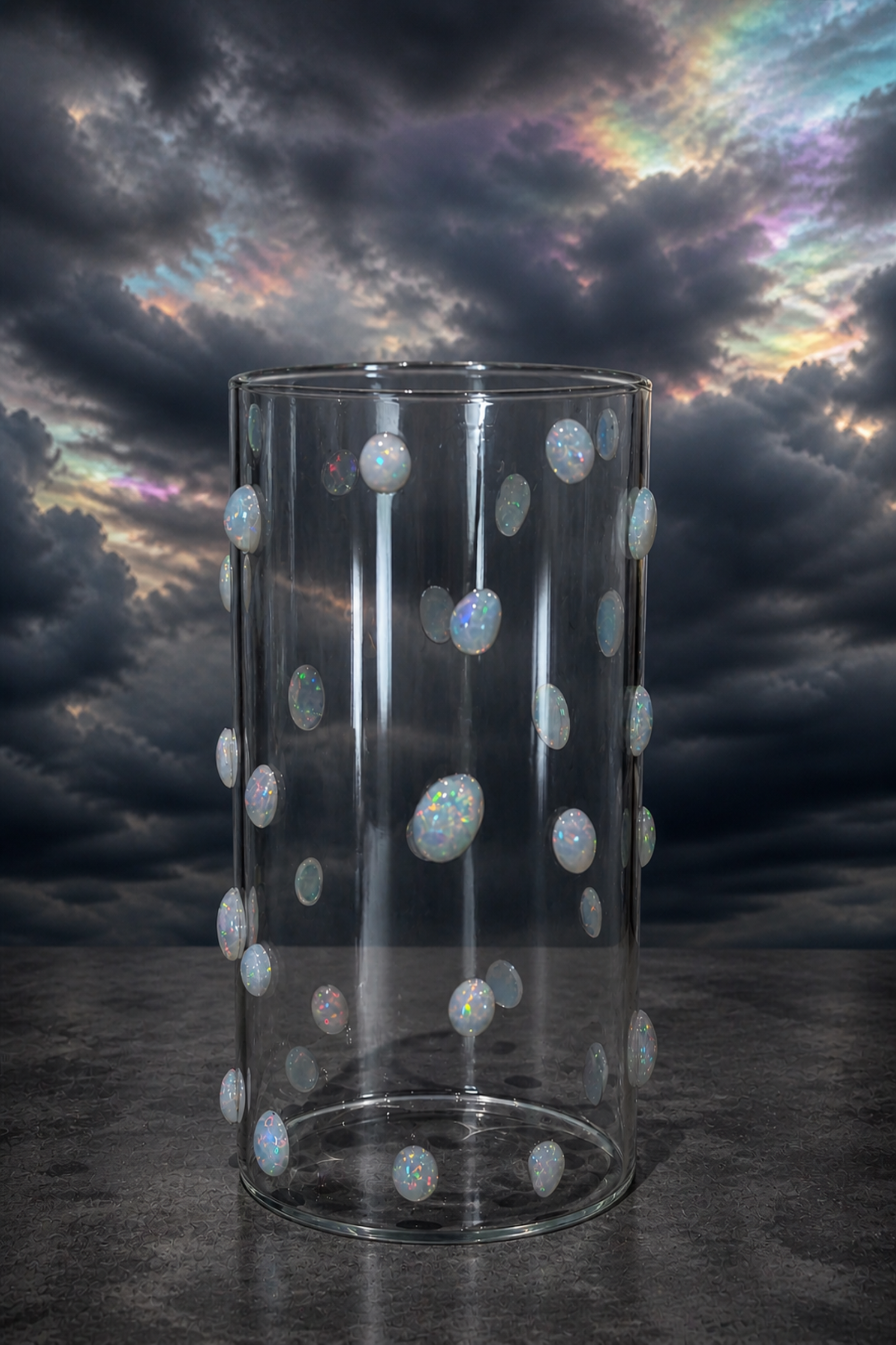 Ethiopian Welo Opal Sculptural Vase