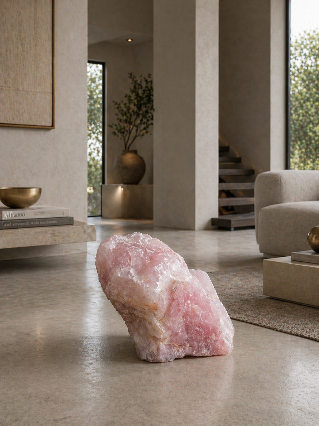 Raw Pink Quartz