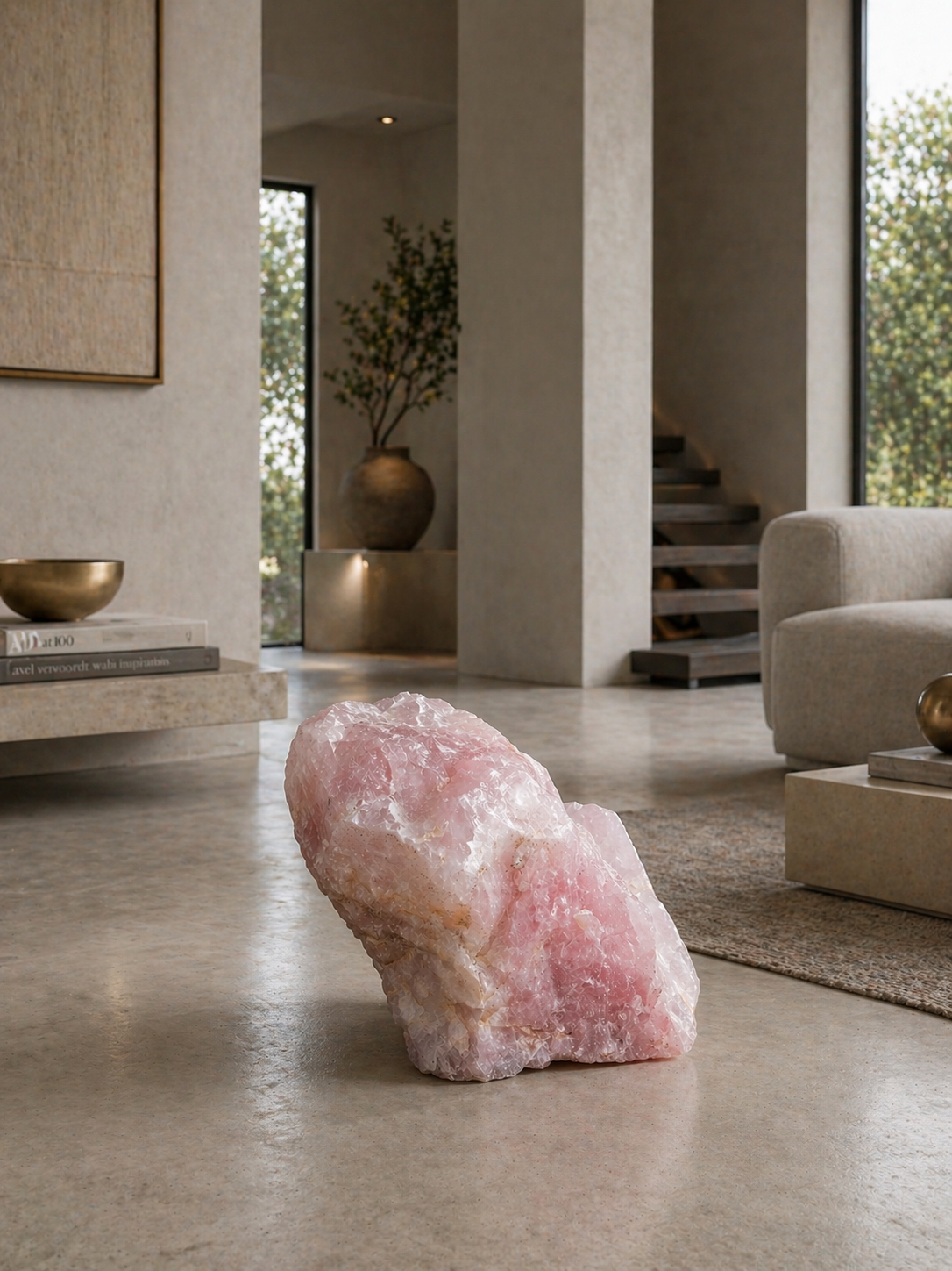 Raw Pink Quartz