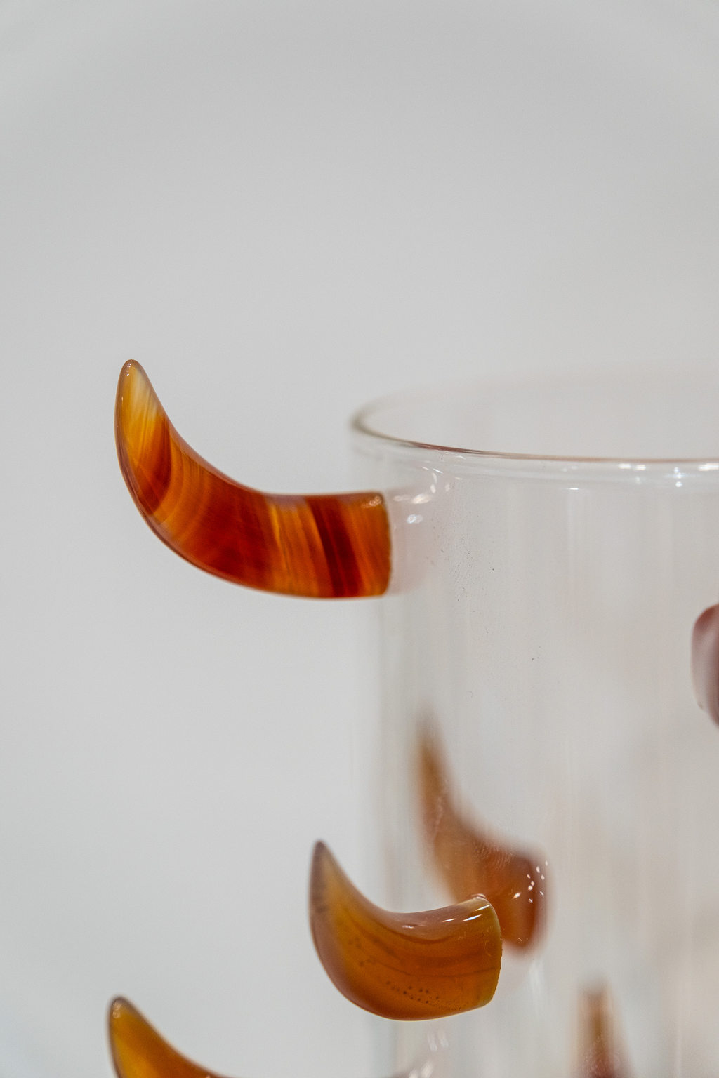 Agate Horn Sculptural Vase