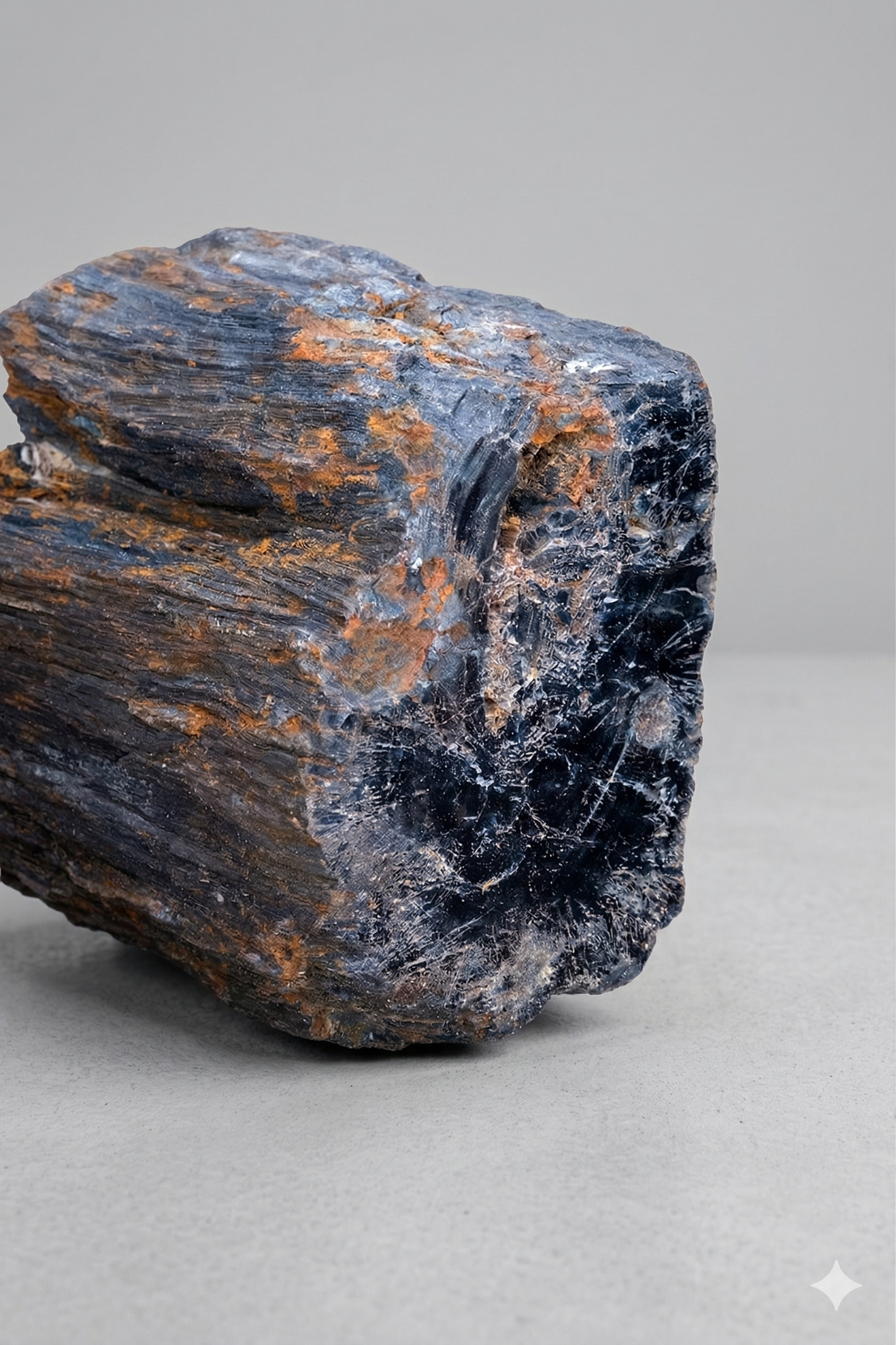 Raw Ebano petrified wood