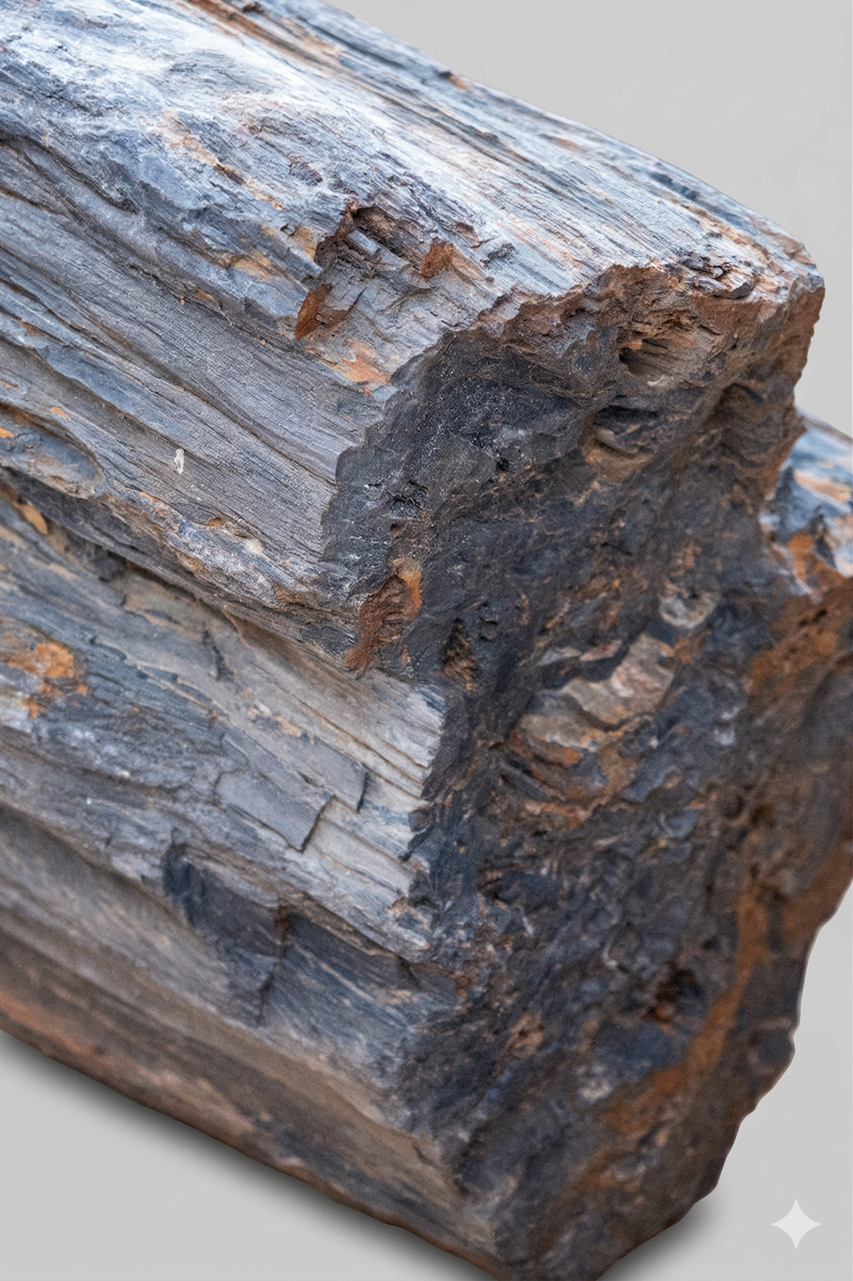 Raw Ebano petrified wood