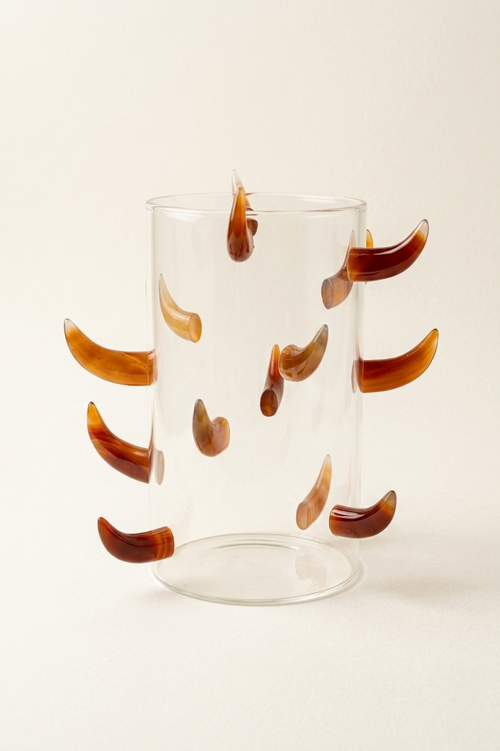 Agate Horn Sculptural Vase
