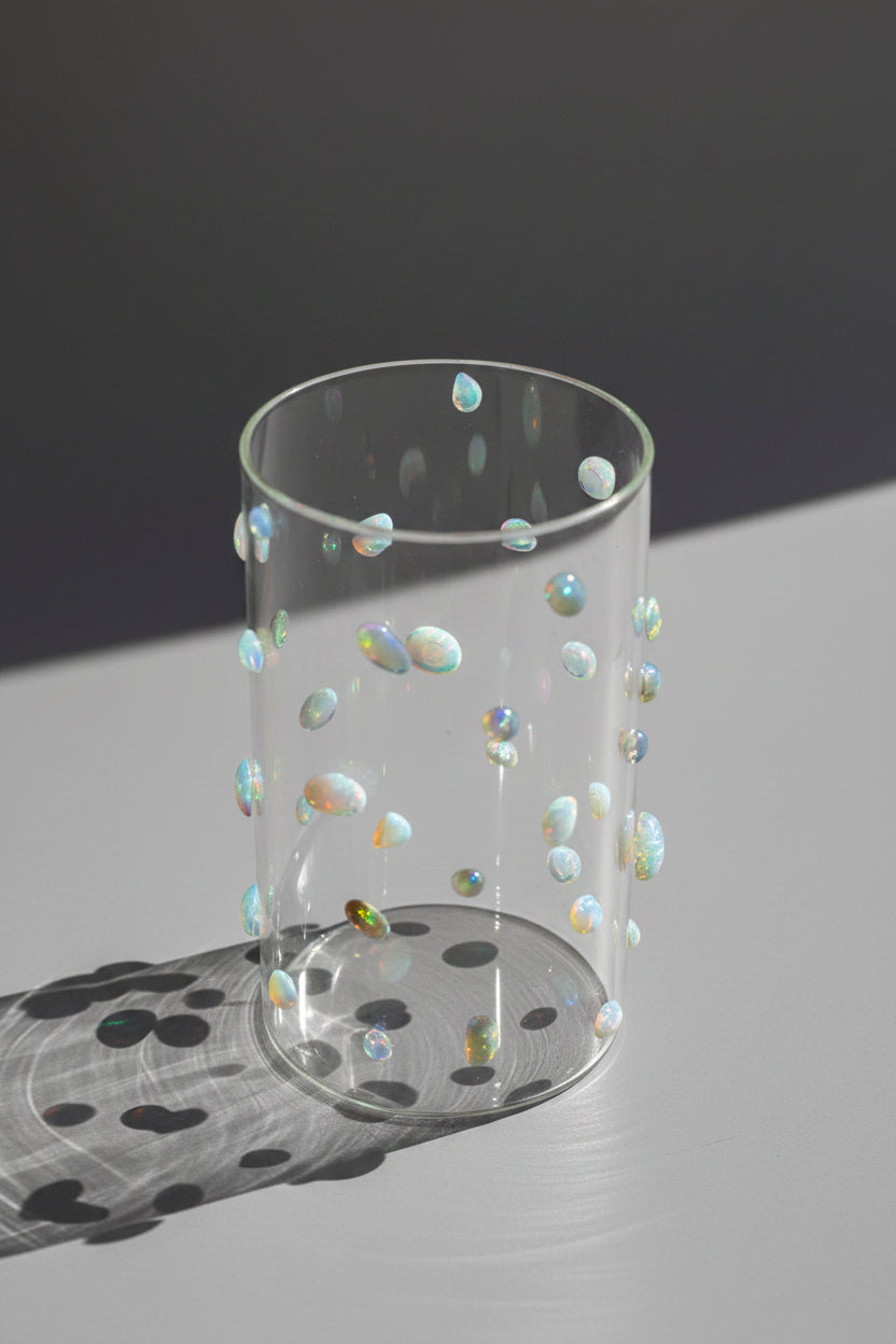Ethiopian Welo Opal Sculptural Vase