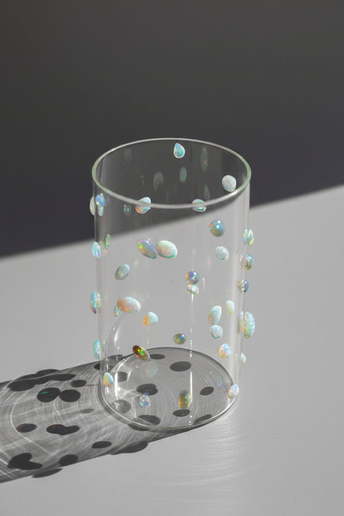 Ethiopian Welo Opal Sculptural Vase
