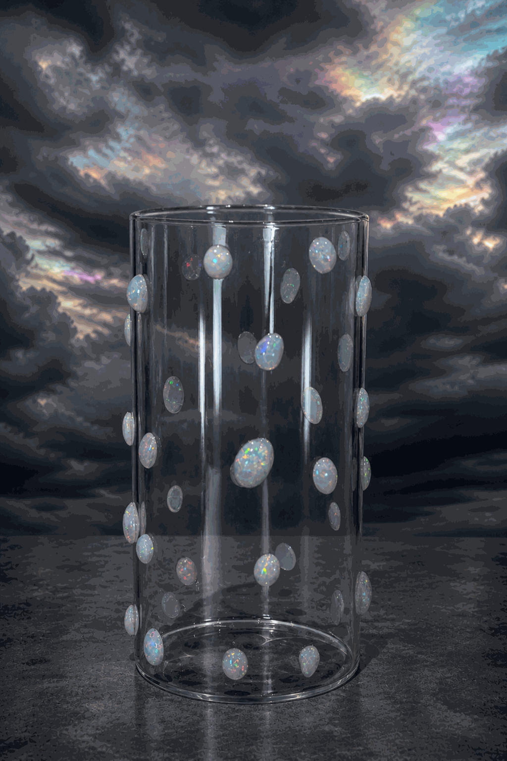 Ethiopian Welo Opal Sculptural Vase